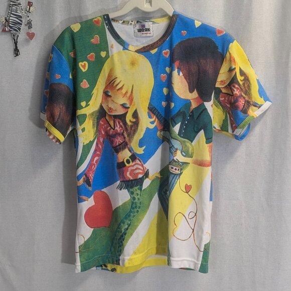 *RARE Work by Eaksak Hand Painted Tee Size Medium - Picture 1 of 16